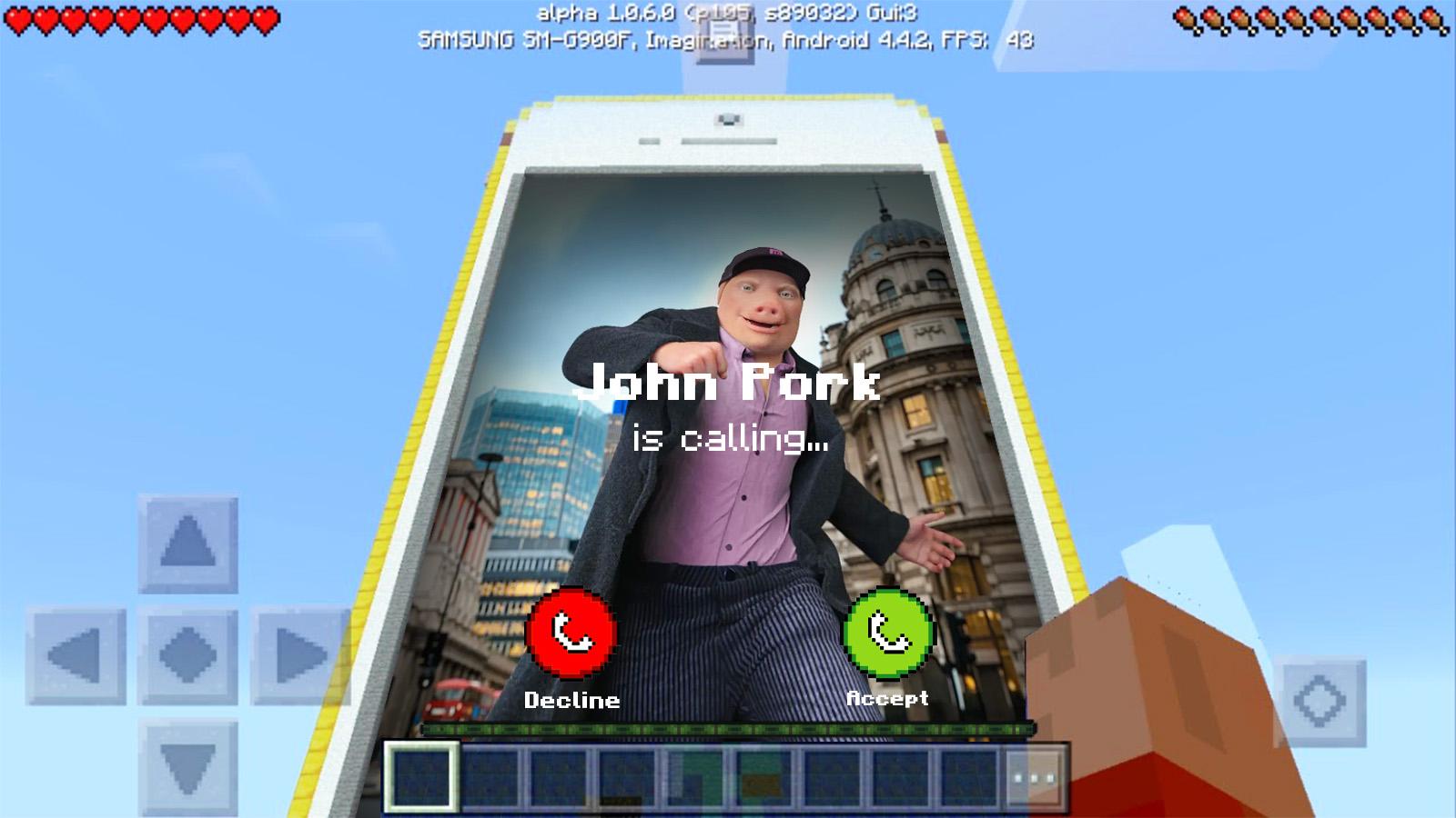 You accepted John Pork's call! - Roblox