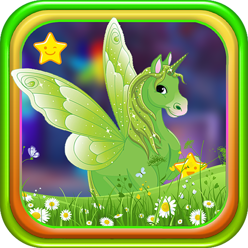 Gleeful Green Unicorn Escape