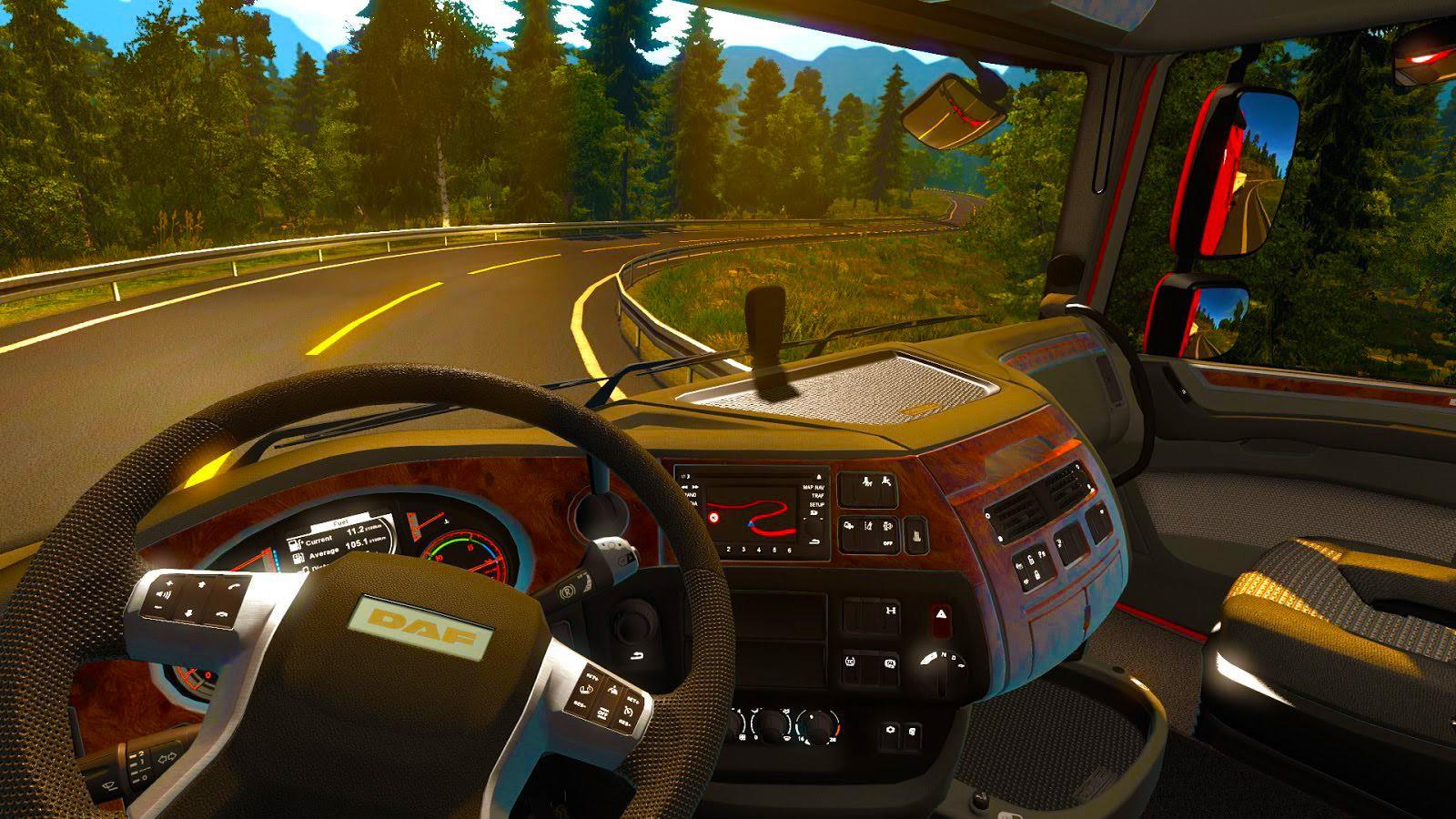 Download Euro Truck Driving Simulator android on PC