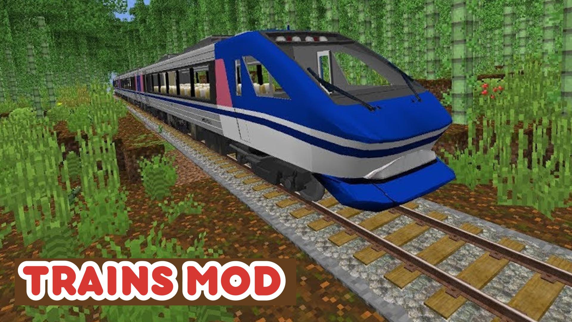 Download Trains mod for minecraft pe android on PC