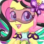 Dress up Fluttershy Crystal Guardian MLPEG