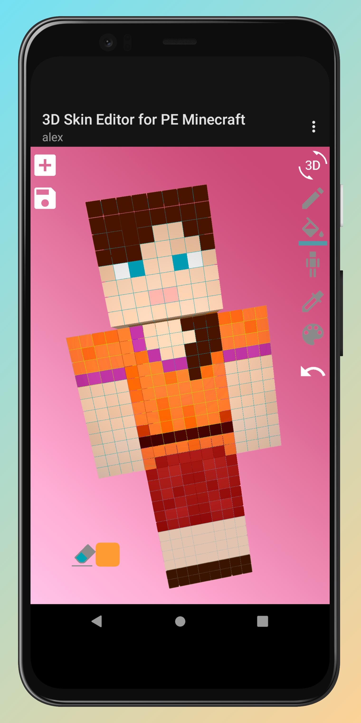 Baixar Skin Editor 3D Minecraft MCPE aplicativo para PC (emulador