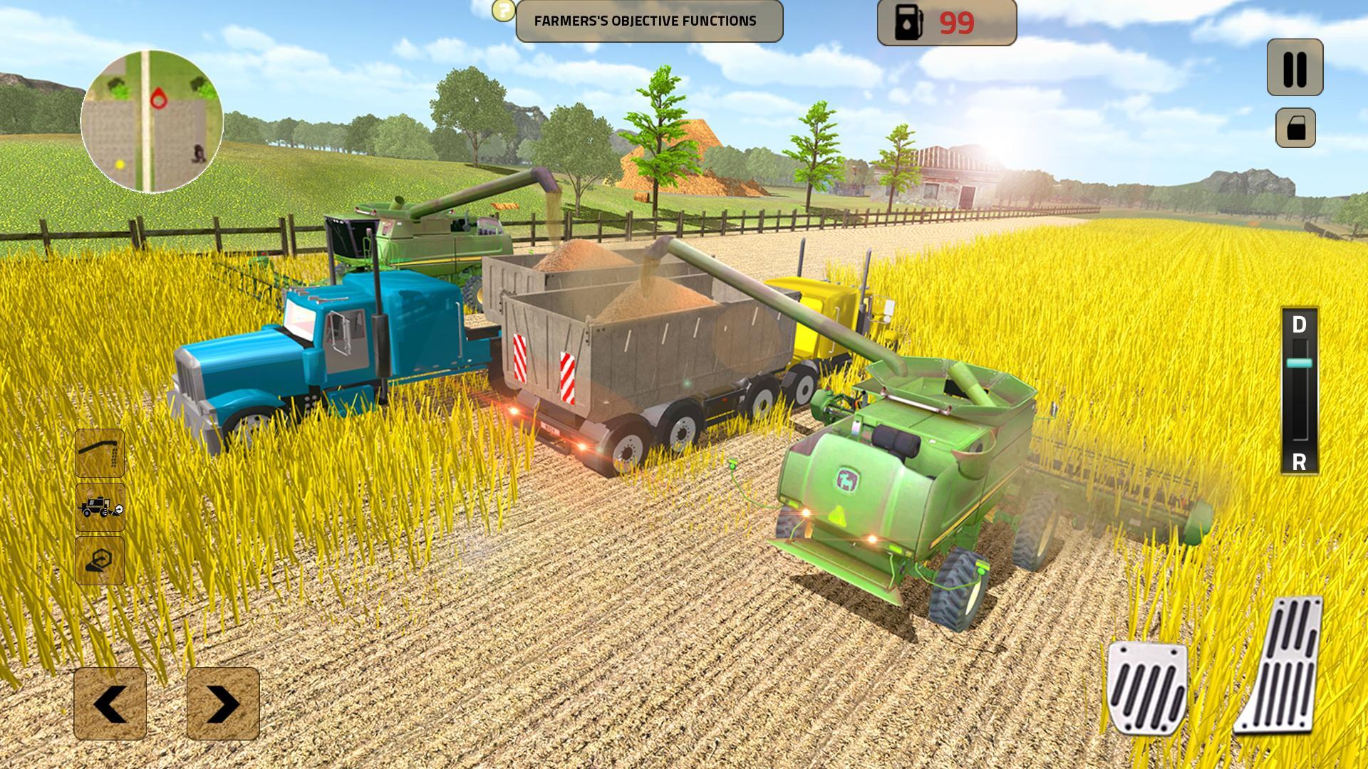 jogando farmer sim 2018 jogo de trator, caminhão e fazenda plantação 