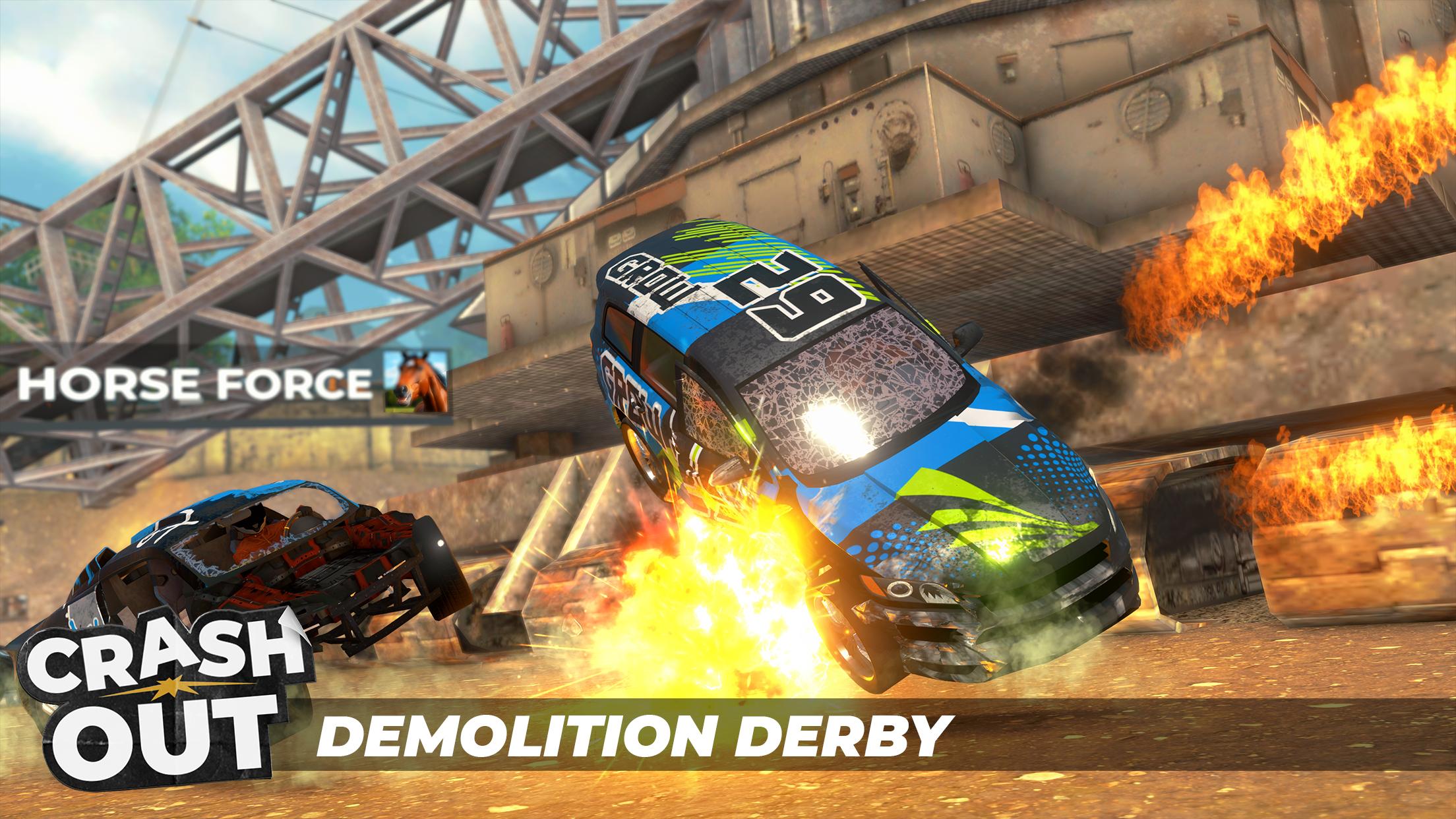 Download CrashOut Car Demolition Derby android on PC