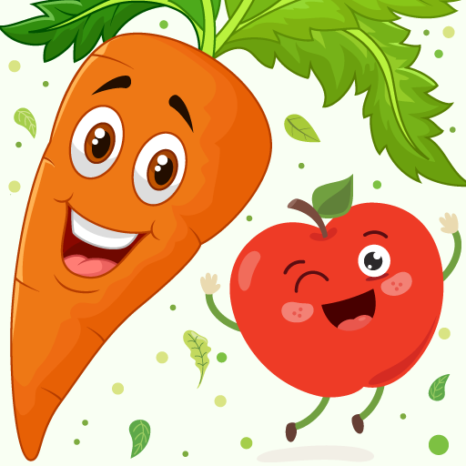 Fruits and Vegetables-Learning, phonics, quiz