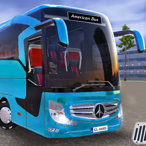 American Coach Bus Driving 3d