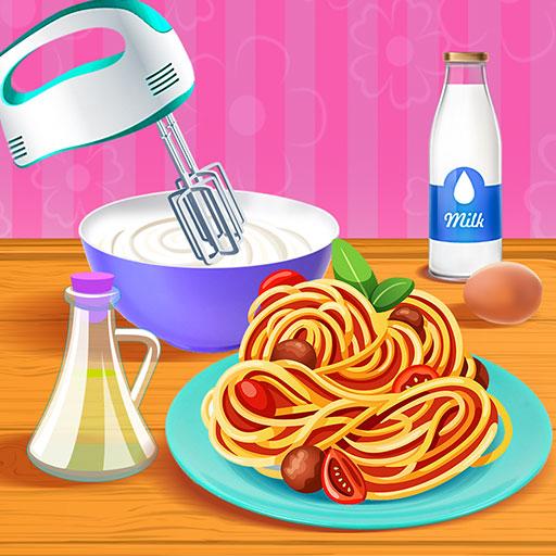 पास्ता खाद्य रसोई खेल बनाओ