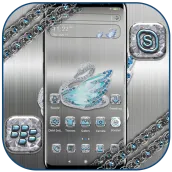 Diamond Swan Theme Launcher