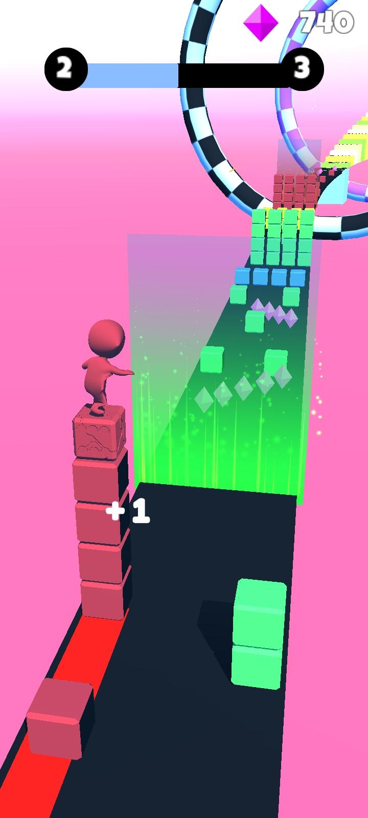Download Stack cube tower colors 3d 2021 android on PC