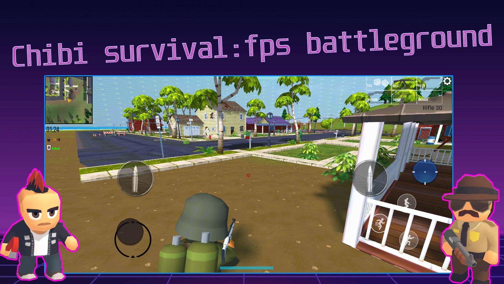 Скачать chibi survival: battleground fps на ПК | Официальный представитель  GameLoop