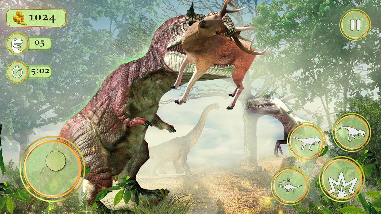 Скачать Jungle Dinosaur Simulator на ПК | Официальный представитель GameLoop