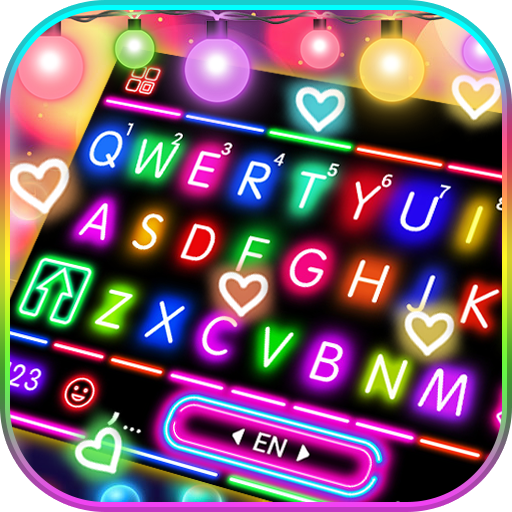 Sparkle Neon Lights keyboard