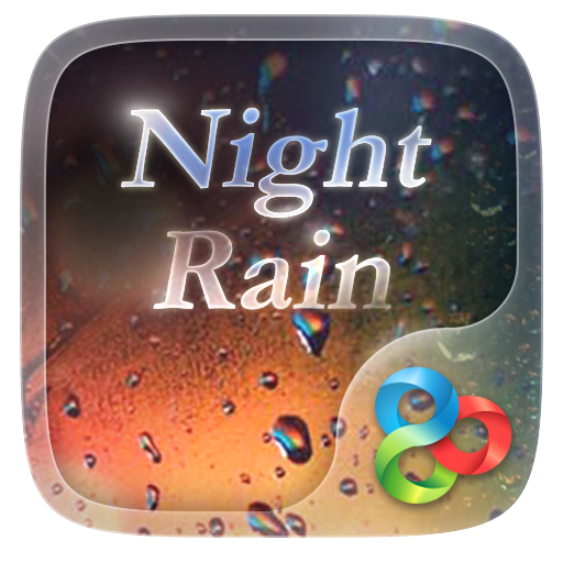 Night Rain GO Launcher Theme