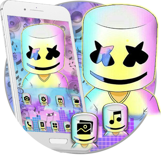 Marshmello DJ, Marshmallow Themes, Live Wallpapers