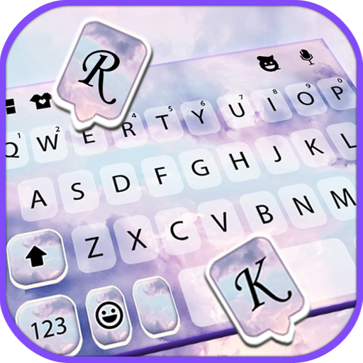 Pastel Pink Sky Keyboard Theme