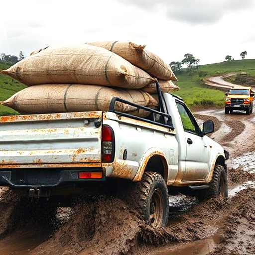 Offroad Pickup Truck Driving