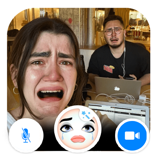 Face Crying Filter call video