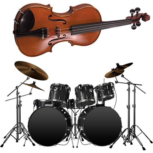 Violin and Drums: beat maker. 