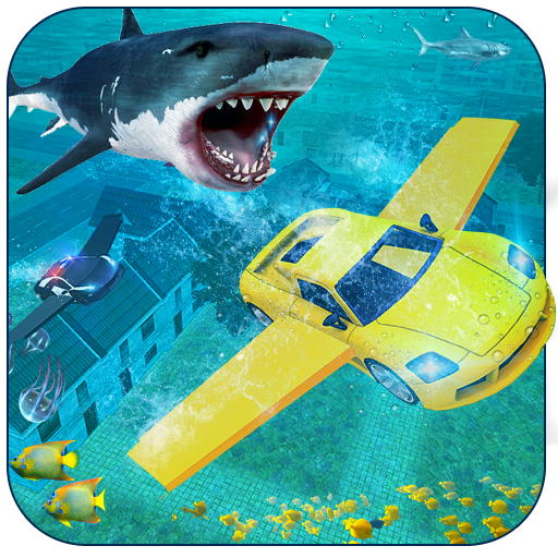Underwater Flying Car Stunt