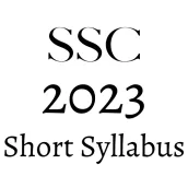 SSC 2023 Short Syllabus
