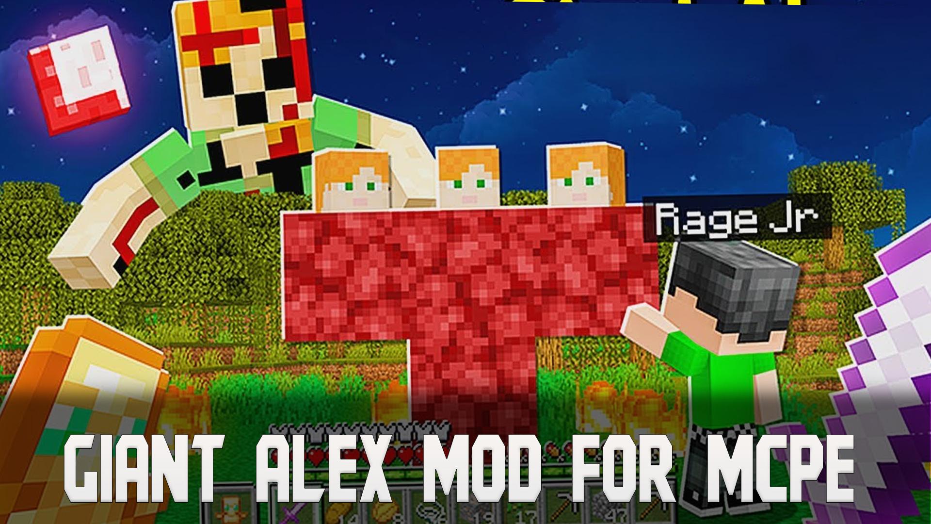 Download Giant Alex Mod for Minecraft android on PC