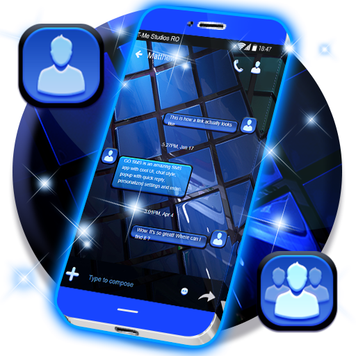 Blue SMS Theme 2021