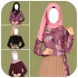 Fashion Hijab Burqa Photo Suit