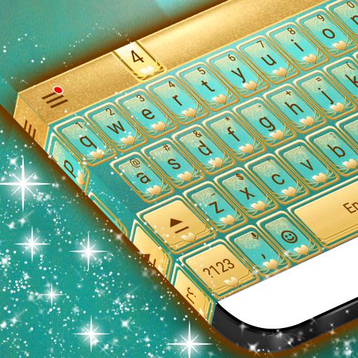 Golden Heart Keyboard Theme