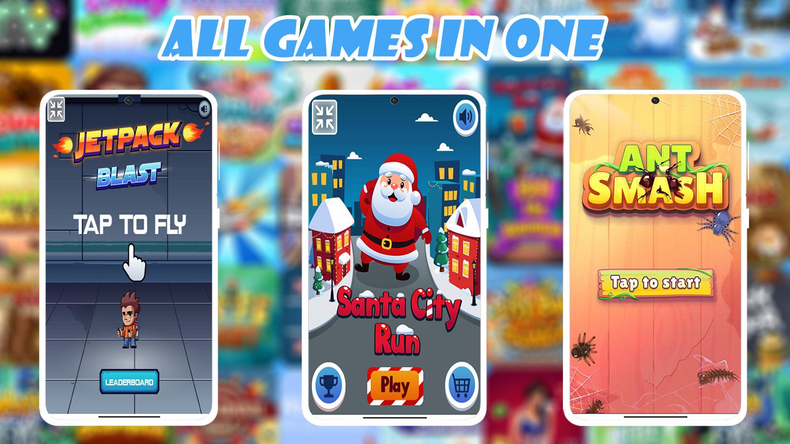 Download All games in one game android on PC