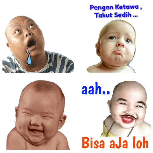 Stiker WA Lucu Mletre