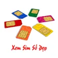 Xem sim số đẹp