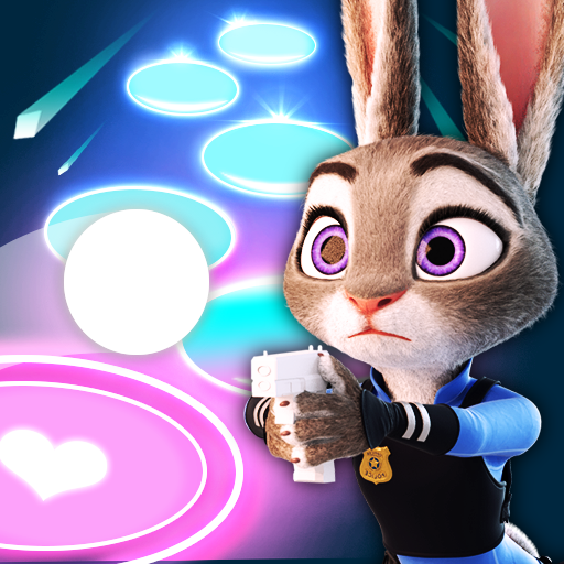 Zootopia Rush Tiles Magic Hop