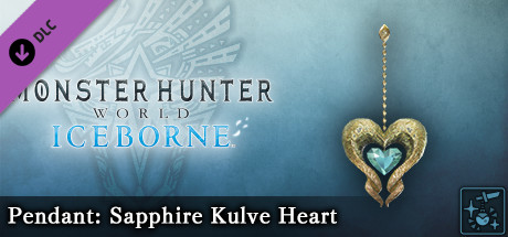 Monster Hunter World: Iceborne - Pendant: Sapphire Kulve Heart