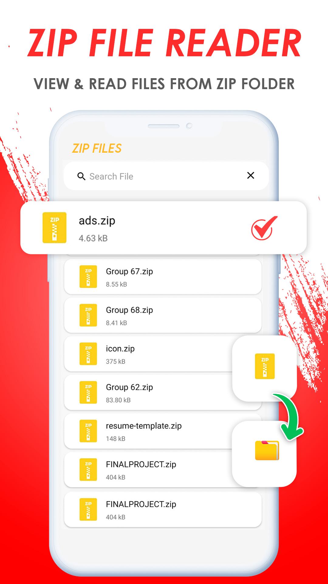 Скачать Zip Unzip & Rar File Extractor на ПК | Официальный представитель  GameLoop