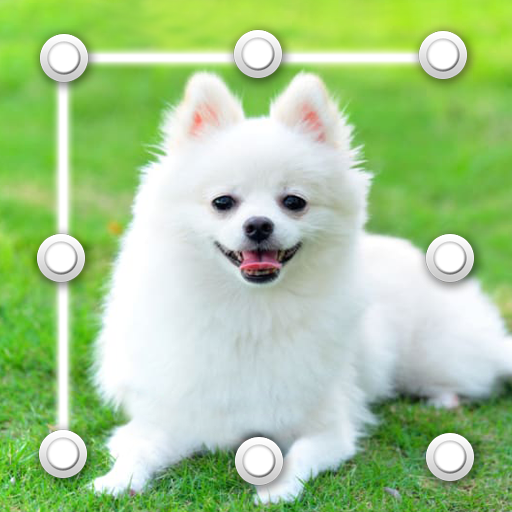 Puppy Dog Pattern Lock Screen