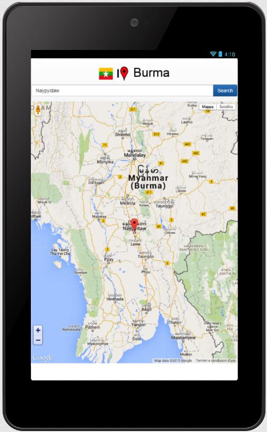 Download Burma map android on PC