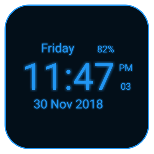 Digital Clock Live Wallpaper