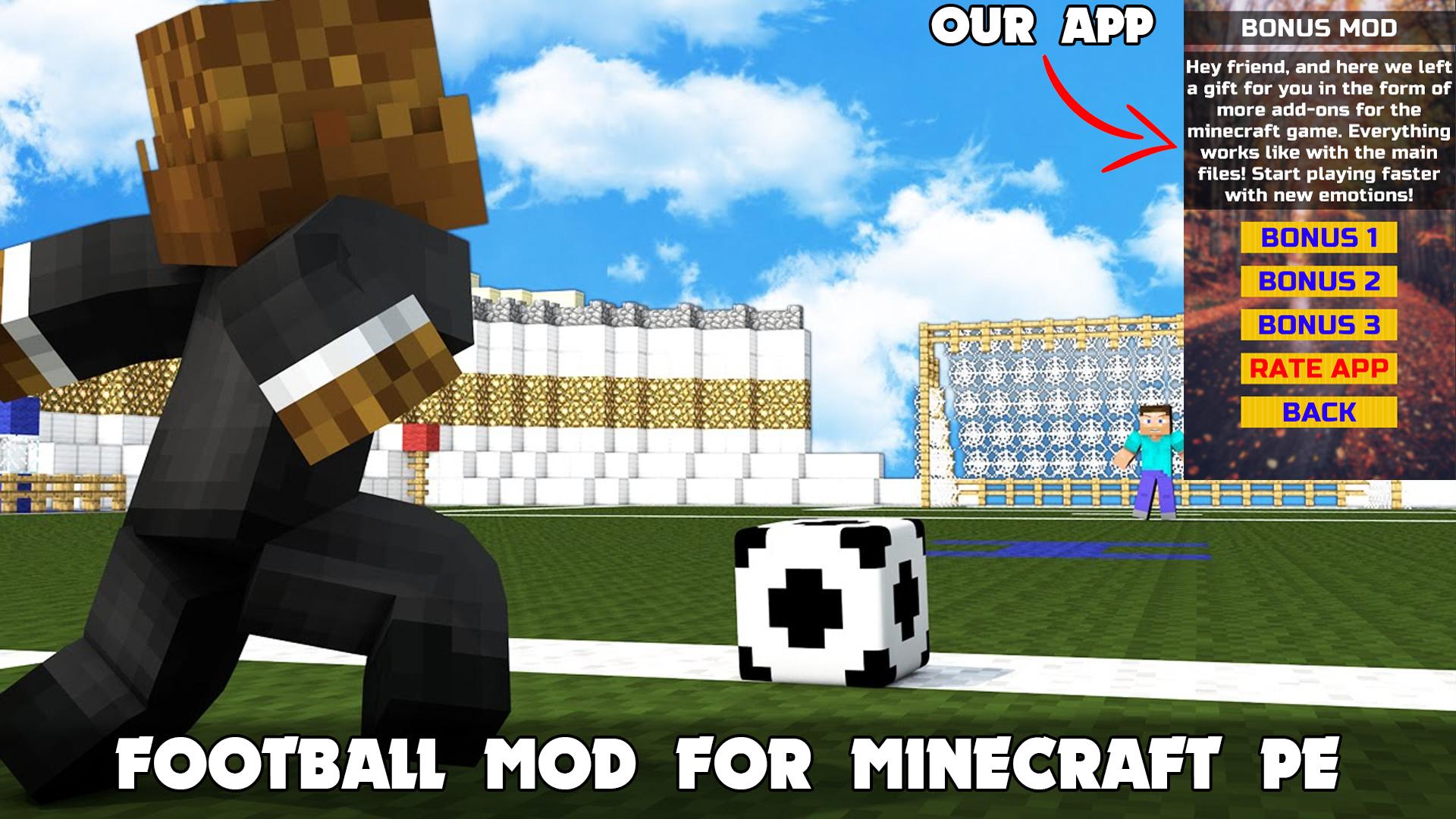 Скачать Football Mod in Minecraft MCPE на ПК | Официальный представитель  GameLoop