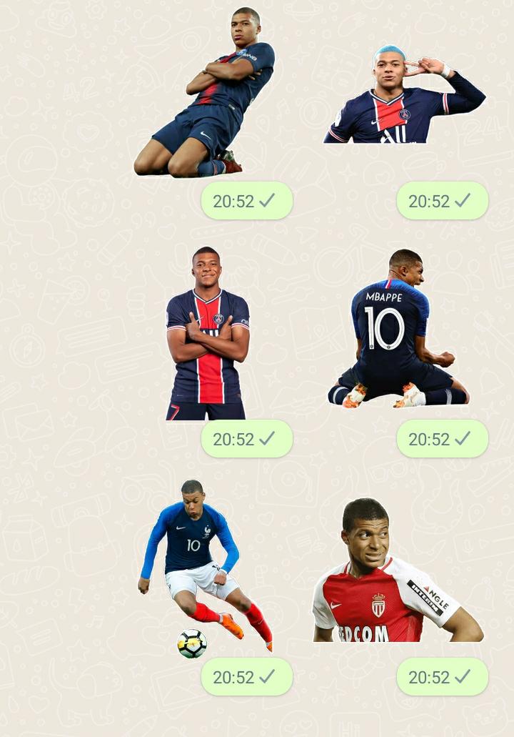 Mbappe - Stickers for WhatsApp