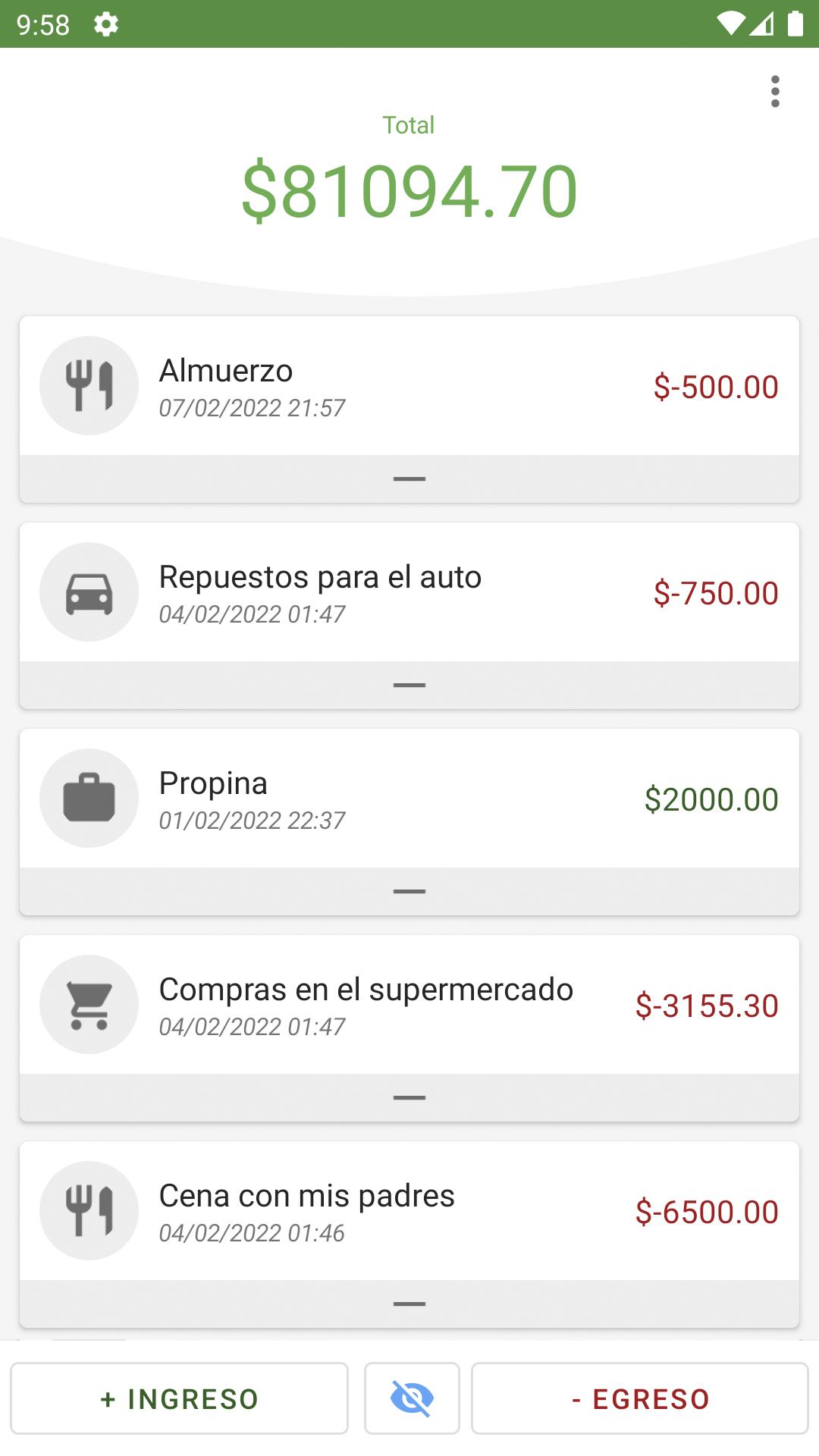 Download Mis Gastos - Control de gastos android on PC