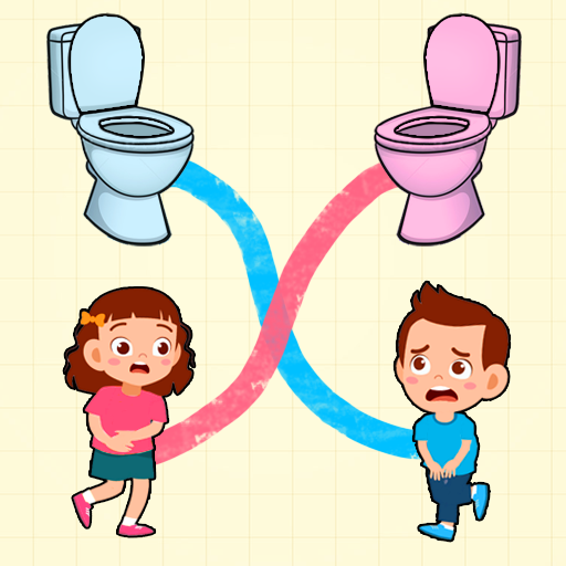 Toilet Rush: Pull the Pin Game