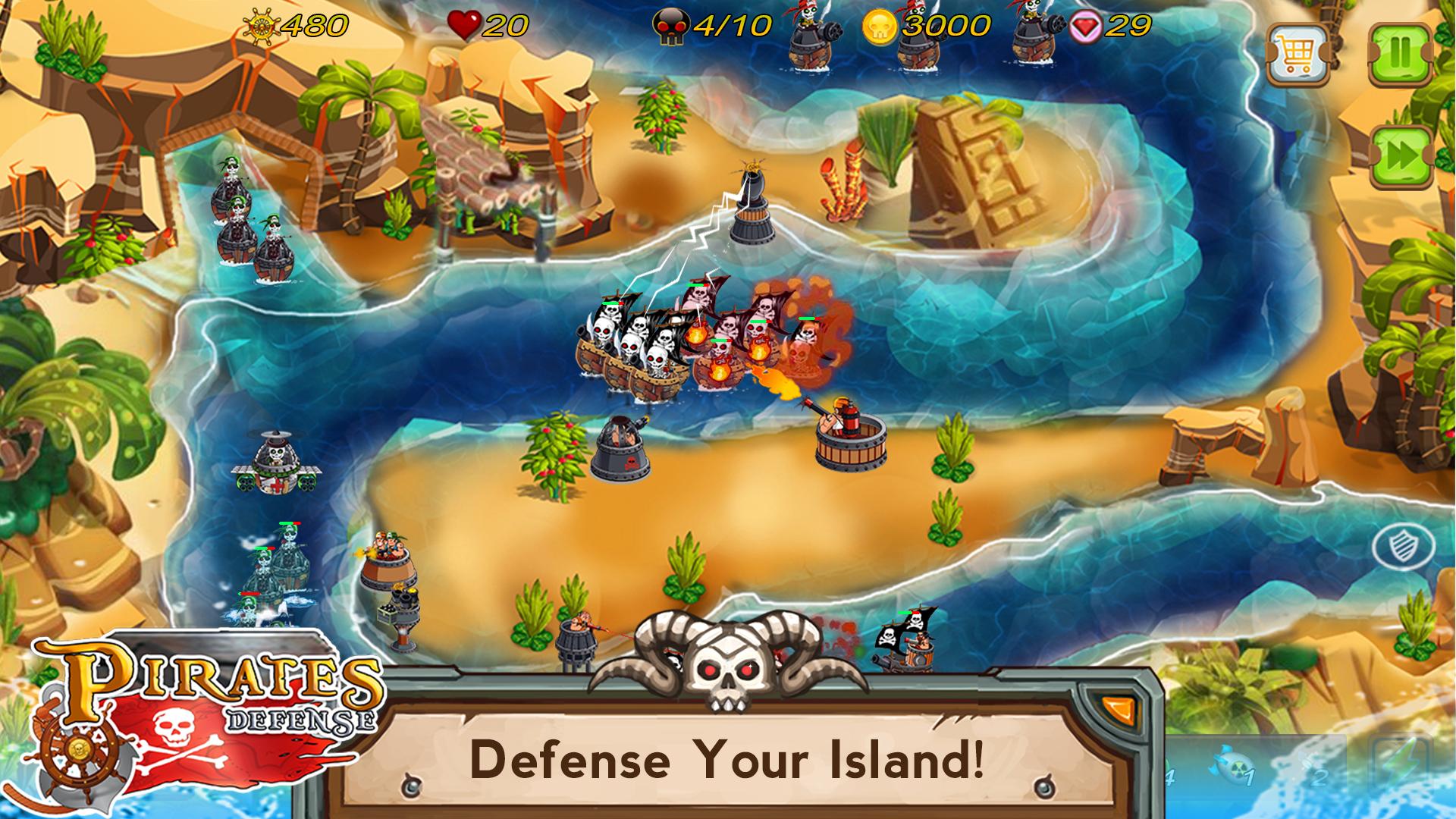 Download Pirate Treasure Defense - TD android on PC