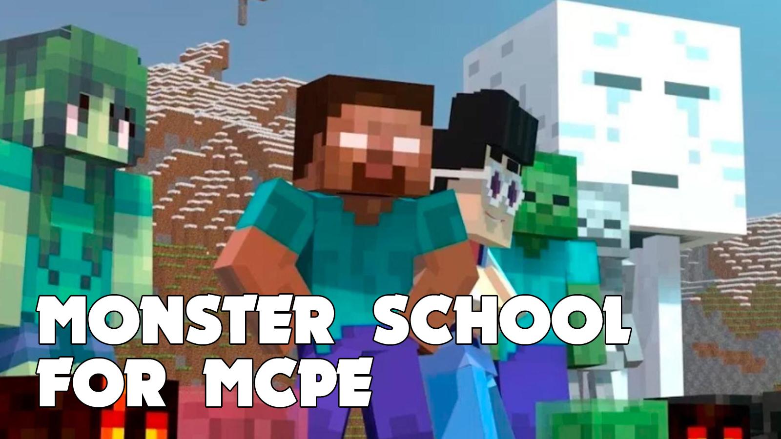 Скачать 👨Monster School Mod for MCPE? на ПК | Официальный представитель  GameLoop