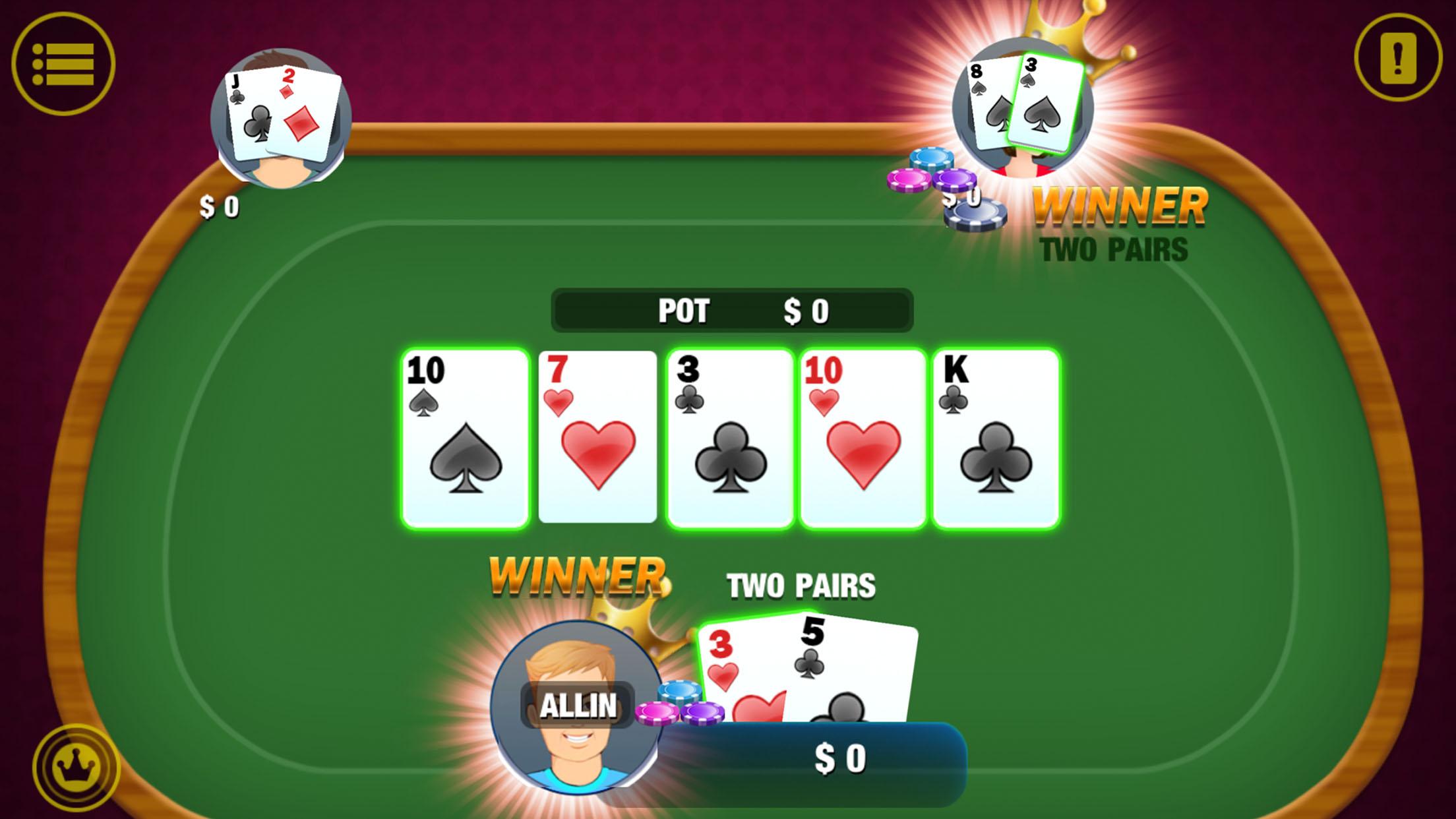 Скачать Texas Holdem - play Offline на ПК | Официальный представитель  GameLoop