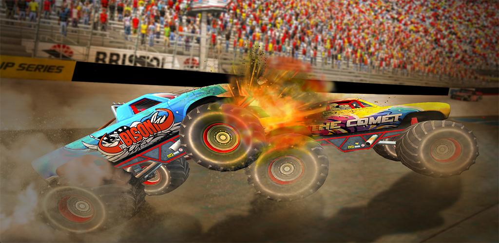 Monster Truck Race Arena - Click Jogos