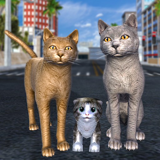 猫家族シミュレーター：迷いかわいいキティゲーム