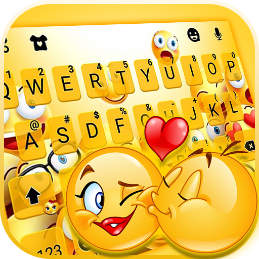 тема Love Emoji Party