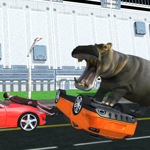 Wild Hippo Attack Simulator 3D