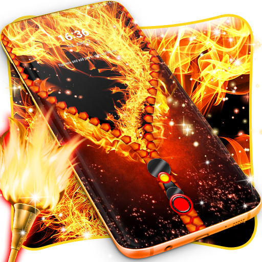 Flame lock screen