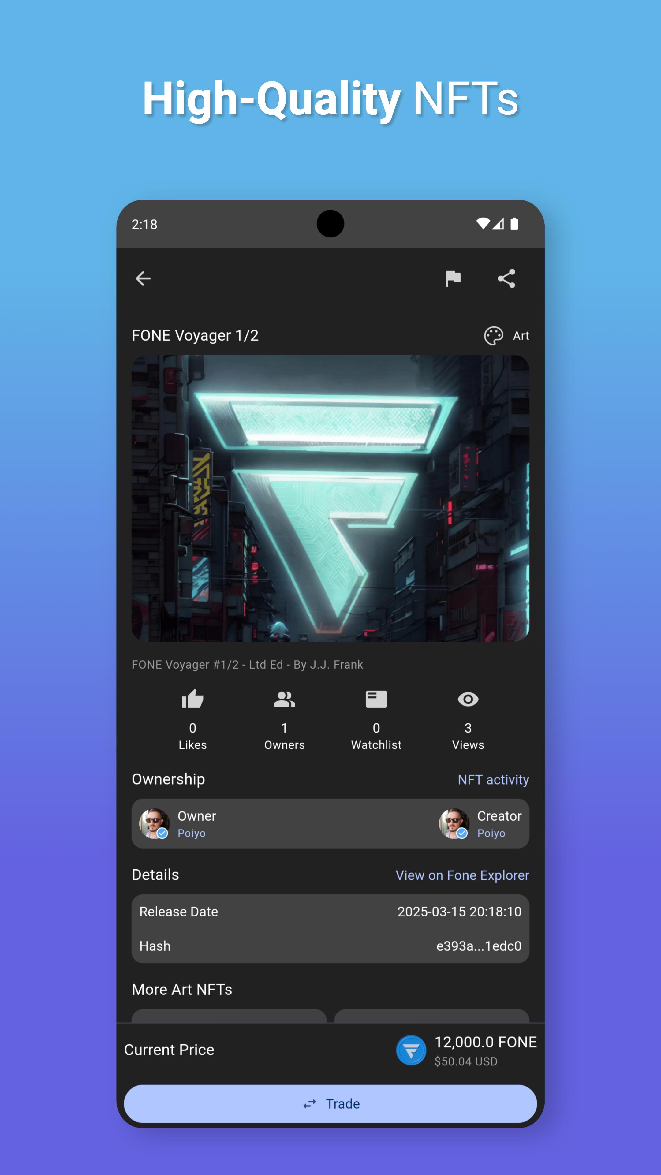 Download Fone Wallet - AI, NFTs, DePIN android on PC